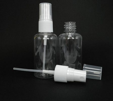 High-capacity 100ml 120ml 150ml 200ml 250ml 500ml Clear White Amber Blue PET Plastic Cosmetic Packaging Spray Bottle