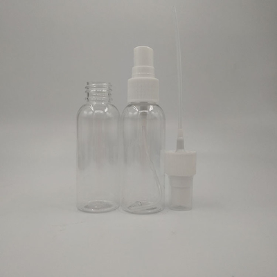 Wholesale Custom 1Oz 2Oz 30Ml 50Ml150Ml Empty Transparent Clear Boston Round Spray Pump Plastic Pet Bottles For Alcohol