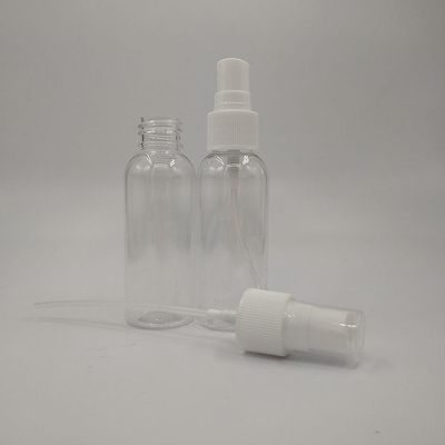 Wholesale Custom 1Oz 2Oz 30Ml 50Ml150Ml Empty Transparent Clear Boston Round Spray Pump Plastic Pet Bottles For Alcohol