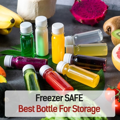 60ml 2oz Square Plastic Juice Bottle Leak-proof