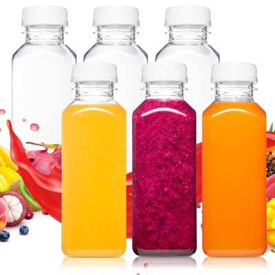 4oz 120ml Ginger JUice bottle Beet Juice Empty Bottles Square Plastic Juice Bottle