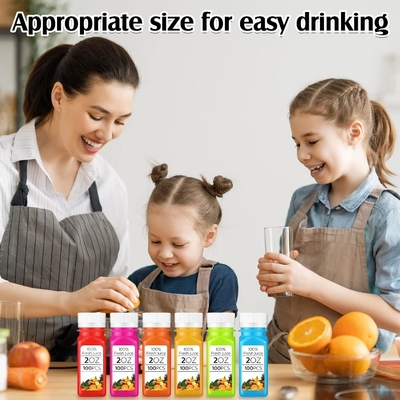 4oz 120ml Ginger JUice bottle Beet Juice Empty Bottles Square Plastic Juice Bottle