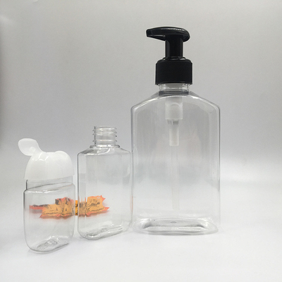 Recyclable Clear Plastic PET Bottle for Cosmetics Travel-Friendly
