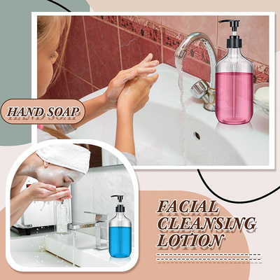 White Synthetic Liquid Dispensers Customizable Bottle Color And Sample Provided