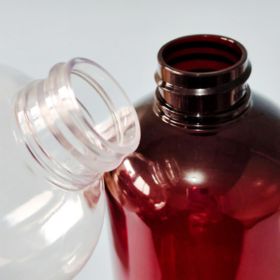 PET Polymer Cream Containers UV Electroplated Cap Durable Plastic Cap