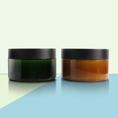 Transparent Plastic Jars Containers Custom 2oz-8oz Capacity Paper Carton Packaging