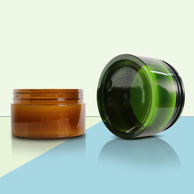 Transparent Plastic Jars Containers Custom 2oz-8oz Capacity Paper Carton Packaging