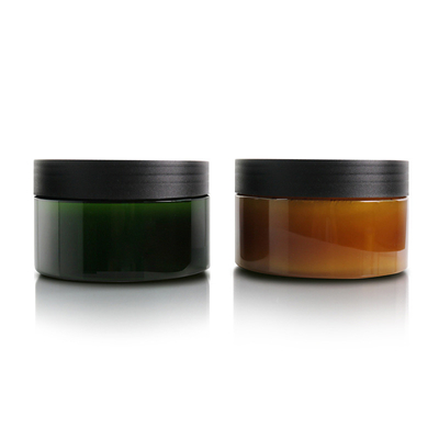 Customized Printing Transparent Plastic Jar Containers Pressure Sensitive Aluminum Foil Lid