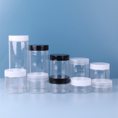 jar manufacturer wholesale empty clear 50g 60g 70g 80g 150ml 180ml 250ml 350ml 500ml 600ml 8oz 16oz 32oz plastic jar
