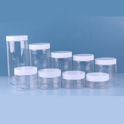 Custom Logo Plastic Containers Jars with Aluminum Foil Sealing