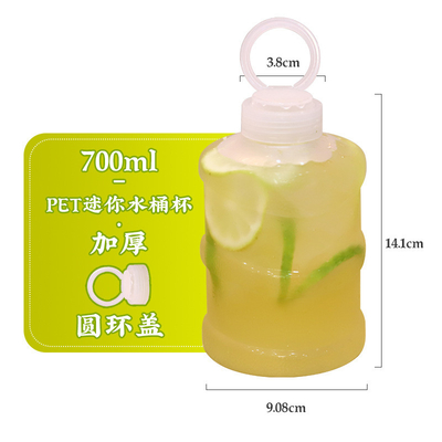 Modern Plastic Milk Tea Bottles with Insulation Leak proof Design Various Capacities Clear or Customize Color