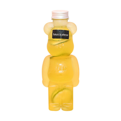 Leak proof Plastic Milk Tea Bottles with Handles 120ml-500ml Capacity Square Round Shape