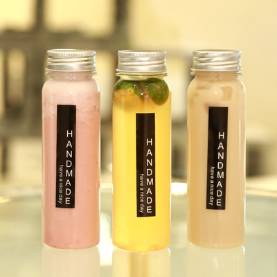 Leak Proof Bubble Tea Jugs with Handles Variety Sizes Plastic Beverage Containers