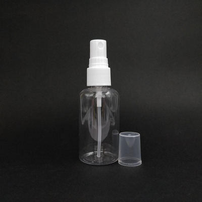 Classic Round PET Plastic Spray Bottles Smooth Surface Various Capacities For Daily Use