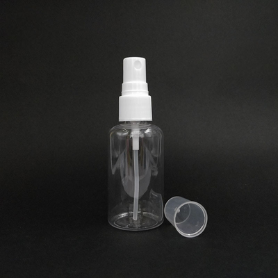 Classic Round PET Plastic Spray Bottles Smooth Surface Various Capacities For Daily Use