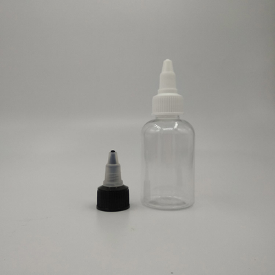 Customized Clear Plastic Screw Top Bottles Liquid Storage Various Capacities