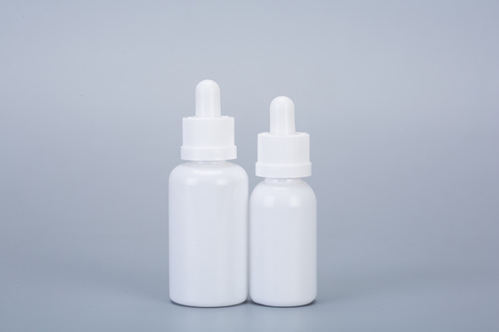 Dropper Bottles 10-120ml Smooth Screw Cap Custom Logo Transparent Black Customized
