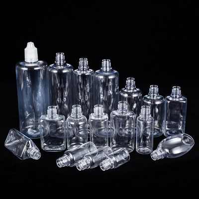 Customizable Glass Liquid Dropper Bottles In Various Sizes Transparent Black Design