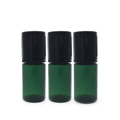 Personalized Logo Round E Liquid Bottle With Screw Cap PET Screen Printed