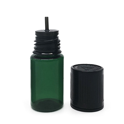 Personalized Logo Round E Liquid Bottle With Screw Cap PET Screen Printed