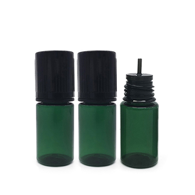 Personalized Logo Round E Liquid Bottle With Screw Cap PET Screen Printed