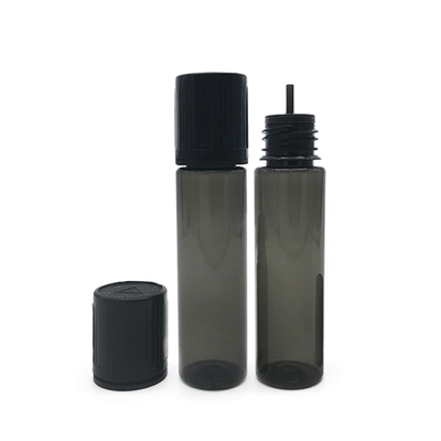 Custom E Liquid PET Bottle With Screw Cap Round Shape Custom Logo And Color Printing