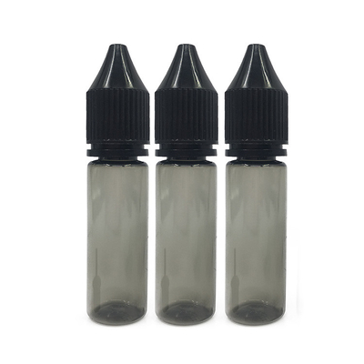Custom Printed Transparent E Liquid Bottles Childproof Neck Type Various Capacities
