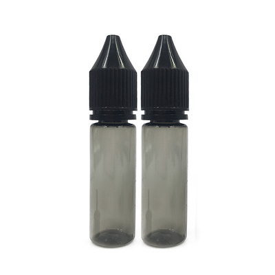 Custom Printed Transparent E Liquid Bottles Childproof Neck Type Various Capacities