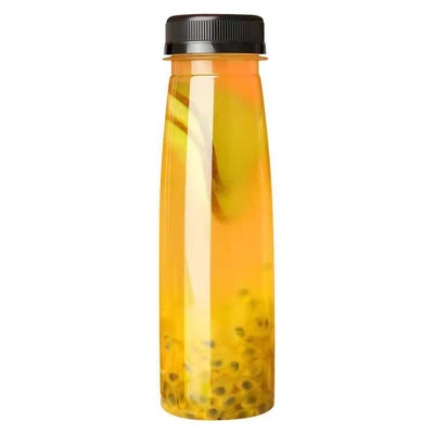 Plastic Milk Tea Bottles With Capacity 120ml 250ml 350ml 500ml Square Round