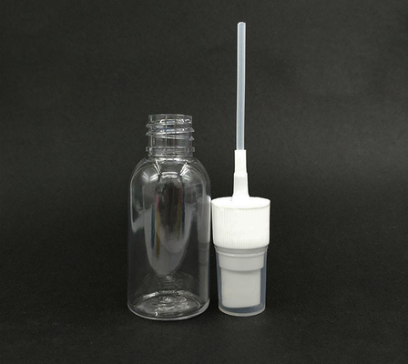 Round PET Plastic Spray Bottle For Daily Use Classic Design Transparent Color Smooth Surface