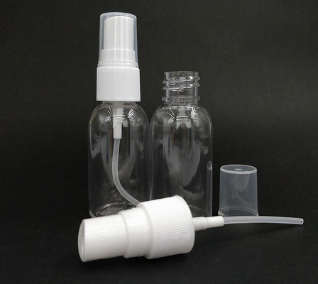 Transparent PET Plastic Spray Bottles For Daily Use With Durable Smooth Surface