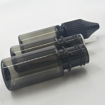Customized Transparent  E Liquid Bottles With Screw Cap Round Shape Various Capacities
