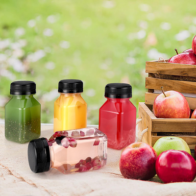 Clear Modern Milk Tea Bottles With Handles Customizable Color Various Capacities