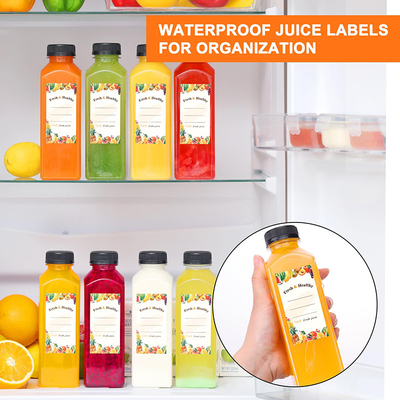 120ml-500ml Leak Proof Milk Tea Bottles With Handle Clear Screw On Lid Customizable Color