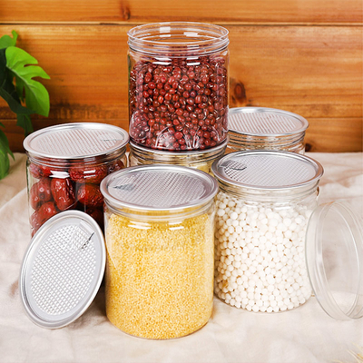 Variety Size Smooth Surface Cosmetic Jar With Pressure Sensitive Gasket