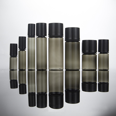 Transparent Round E Liquid Bottle With Childproof Neck Various Capacities Available
