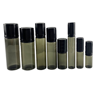 10ml-100ml PET Liquid Dropper Bottles Custom Logo Screen Printing Round Shape