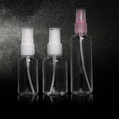 Smooth PET Plastic Spray Bottle For Daily Use With Transparent Color And Classic Design