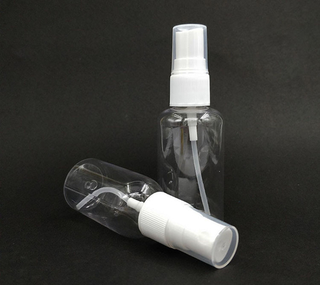 Smooth PET Plastic Spray Bottle For Daily Use With Transparent Color And Classic Design