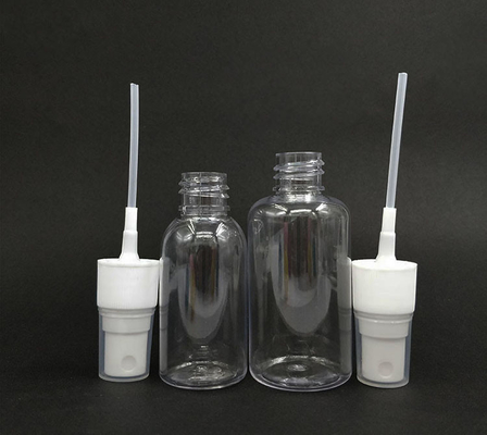 Smooth PET Plastic Spray Bottle For Daily Use With Transparent Color And Classic Design