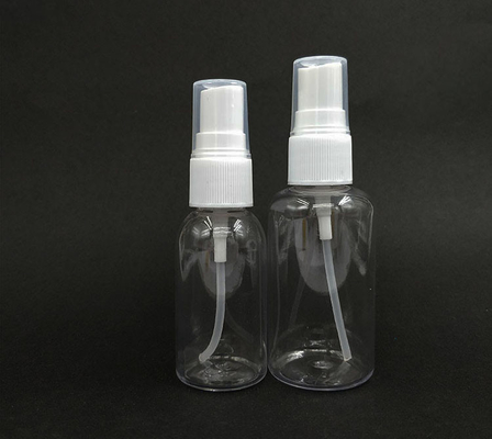 Smooth PET Plastic Spray Bottle For Daily Use With Transparent Color And Classic Design