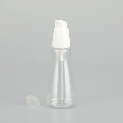 Smooth Round Transparent PET Spray Bottle With Classic Design
