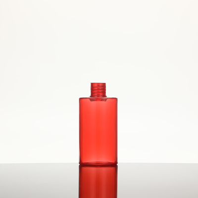 UV Electroplated PMMA Lotion Bottles Customizable Collar White with Clear Cap