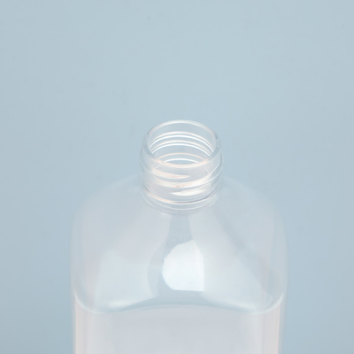 Bottle Capacity 250ml Plastic Lotion Bottles Clear with Plastic UV Electroplated Cap Material