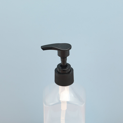 Bottle Capacity 250ml Plastic Lotion Bottles Clear with Plastic UV Electroplated Cap Material