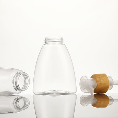 Screen Printing Plastic Lotion Bottles Constructed Using PET Body and PET Collar Containers for Cosmetic Skincare Packaging Needs