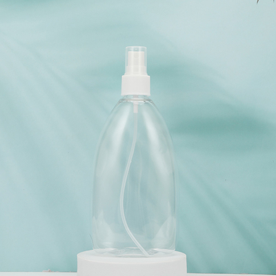 Clear Round PMMA Lotion Bottles 250ml 300ml 500ml Sample Provided White/Customer Request