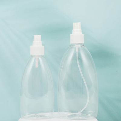 Clear PET Round Lotion Bottles With Pump