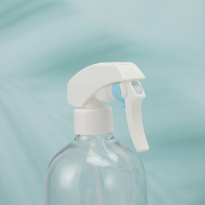 Clear Plastic Lotion Bottles with White Cap and UV Electroplated Collar