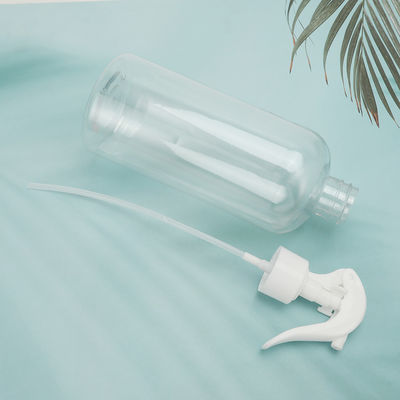 Round Clear Plastic Lotion Bottles Featuring Labeling Surface Handling Suitable for Skincare and Beauty Product Packaging